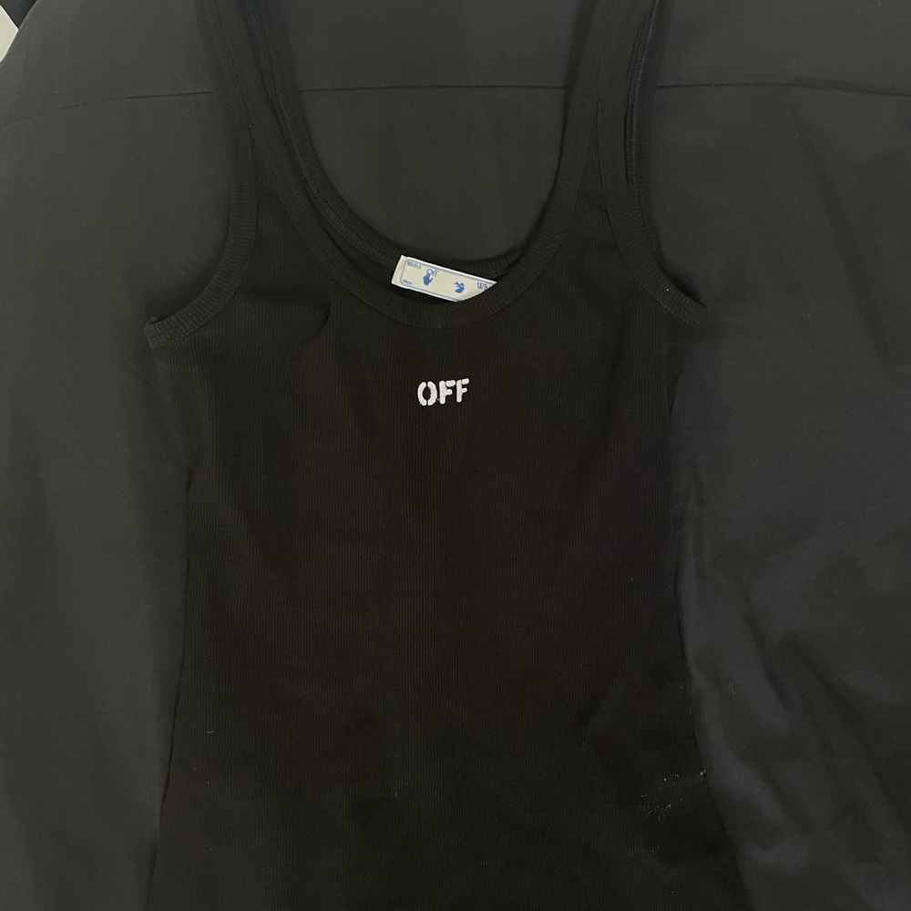 Off white tank top